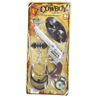 COWBOY SET OP KAART - MODEL 7 (6st.)