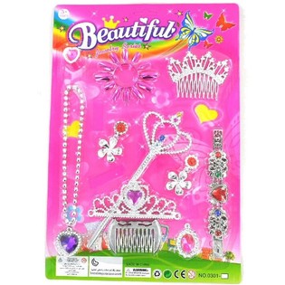 BEAUTIFUL SIERADEN SET OP KAART (6st.)
