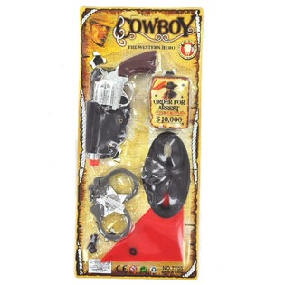 COWBOY SET OP KAART - MODEL 6 (3st.)