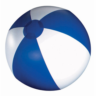 STRANDBAL BLAUW/WIT (12st.)