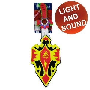 FOAM ZWAARD MET SCHILD OP KAART (6st.)