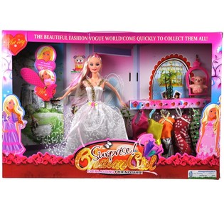MEGA POPPENSET MET VEEL ACCESSOIRES